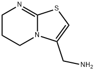 5H-Thiazolo[3,2-a]pyrimidine-3-methanamine, 6,7-dihydro-, hydrochloride (1:2) Structure