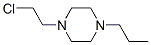 피페라진,1-(2-클로로에틸)-4-프로필-(9CI) 구조식 이미지