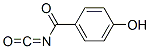 벤조일이소시아네이트,4-하이드록시-(9CI) 구조식 이미지
