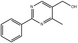 (4-метил-2-фенил-5-пиримидинил)метанол структурированное изображение