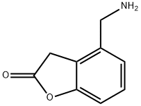 2(3H)-Benzofuranone,  4-(aminomethyl)- Structure