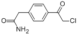 벤젠아세트아미드,4-(클로로아세틸)-(9CI) 구조식 이미지