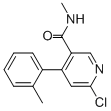 6-CHLORO-N-METHYL-4-O-TOLYL-NICOTINAMIDE Structure