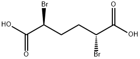 meso-2,5-dibromoadipic acid Structure