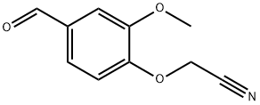 (4-FORMYL-2-METHOXY-PHENOXY)-아세토니트릴 구조식 이미지