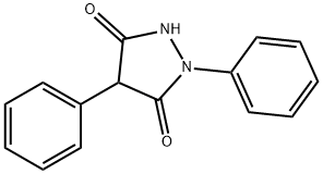 1,4-diphenylpyrazolidine-3,5-dione  Structure