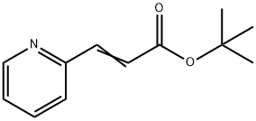 tert-Butyl (2E)-3-(pyridin-2-yl)prop-2-enoate Structure