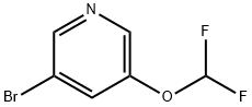 Pyridine,3-bromo-5-(difluoromethoxy)- 구조식 이미지