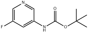 Carbamic acid, (5-fluoro-3-pyridinyl)-, 1,1-dimethylethyl ester (9CI) Structure