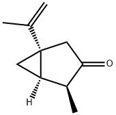 Bicyclo[3.1.0]hexan-3-one, 4-methyl-1-(1-methylethenyl)-, (1R,4S,5R)- (9CI) Structure