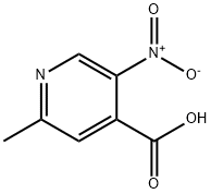 2-Methyl-5-nitroisonicotinic acid Structure