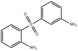 2,3-디아미노[술포닐비스벤젠] 구조식 이미지