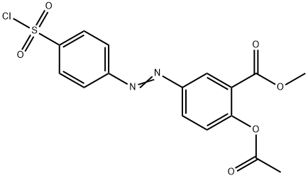 34265-47-9 5-[[p-(Chlorosulfonyl)phenyl]azo]salicylic Acid Methyl Ester Acetate