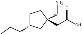 사이클로펜탄아세트산,1-(아미노메틸)-3-프로필-,(1S,3R)-(9CI) 구조식 이미지