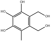 1,2,3-Benzenetriol, 4,5-bis(hydroxymethyl)-6-methyl- (9CI) Structure