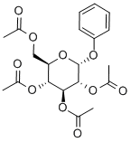 PHENYL 2,3,4,5-TETRA-O-ACETYL-ALPHA-D-GLUCOPYRANOSIDE 구조식 이미지