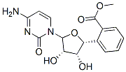 [(2R,3R,4S)-5-(4-amino-2-oxo-pyrimidin-1-yl)-3,4-dihydroxy-oxolan-2-yl ]methyl benzoate 구조식 이미지