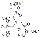 [nitrilotris(methylene)]trisphosphonic acid, ammonium salt Structure