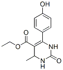 5-Pyrimidinecarboxylicacid,1,2,3,4-tetrahydro-6-(4-hydroxyphenyl)-4-methyl-2-oxo-,ethylester(9CI) 구조식 이미지