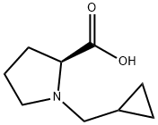 1-CYCLOPROPYLMETHYL-PYRROLIDINE-2-CARBOXYLIC ACID HYDROCHLORIDE Structure