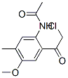 Acetamide,  N-[2-(chloroacetyl)-4-methoxy-5-methylphenyl]-  (9CI) Structure