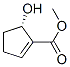 1-Cyclopentene-1-carboxylicacid,5-hydroxy-,methylester,(5S)-(9CI) 구조식 이미지