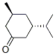 Cyclohexanone, 3-methyl-5-(1-methylethyl)-, (3S,5S)- (9CI) Structure