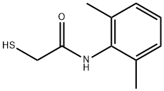 N1-(2,6-디메틸페닐)-2-메르캅토아세트아미드 구조식 이미지