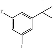 1-tert-부틸-3,5-디플루오로벤젠 구조식 이미지