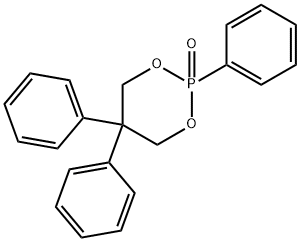 2,5,5-Triphenyl-1,3,2-dioxaphosphorinane 2-oxide Structure