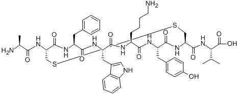 UROTENSIN II-RELATED PEPTIDE (HUMAN, MOUSE, RAT) Structure