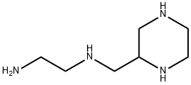 1,2-Ethanediamine,N-(2-piperazinylmethyl)-(9CI) Structure