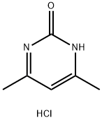 2-히드록시-4,6-디메틸피리미딘 염화수소산염 구조식 이미지