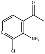 1-(3-AMINO-2-CHLORO-PYRIDIN-4-YL)-ETHANONE 구조식 이미지