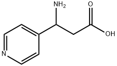3-아미노-3-피리딘-4-일-프로피온산 구조식 이미지