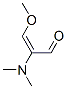 2-Propenal,2-(dimethylamino)-3-methoxy-,(2E)-(9CI) Structure