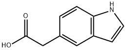 2-(1H-INDOL-5-YL)ACETIC ACID Structure