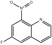6-фтор-8-нитрохинолин структурированное изображение