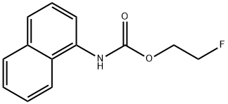 N-(Naphthalen-1-yl)carbamic acid 2-fluoroethyl ester 구조식 이미지