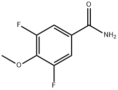 3,5-DIFLUORO-4-METHOXYBENZAMIDE Structure