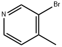 3-Bromo-4-methylpyridine 구조식 이미지