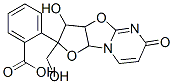 2,3,3a,9a-Tetrahydro-3-hydroxy-2-(hydroxymethyl)-6H-furo[2',3':4,5]oxazolo[3,2-a]pyrimidin-6-one 2-benzoate Structure