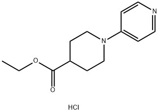 4-Piperidinecarboxylic acid, 1-(4-pyridinyl)-, ethyl ester, Monohydrochloride Structure