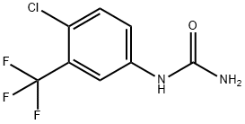 1-(4-chloro-3-(trifluoromethyl)phenyl)urea 구조식 이미지