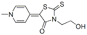 3-(2-Hydroxyethyl)-5[1-methyl-4(1H)-pyridylidene]rhodanine Structure
