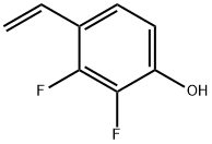 페놀,4-에테닐-2,3-디플루오로-(9CI) 구조식 이미지