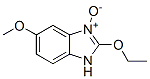 1H-Benzimidazole,2-ethoxy-5-methoxy-,3-oxide(9CI) 구조식 이미지