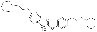 bis(p-nonylphenyl) hydrogen phosphate Structure