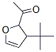 Ethanone, 1-[3-(1,1-dimethylethyl)-2,3-dihydro-2-furanyl]- (9CI) 구조식 이미지