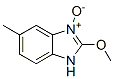 1H-Benzimidazole,2-methoxy-5-methyl-,3-oxide(9CI) 구조식 이미지